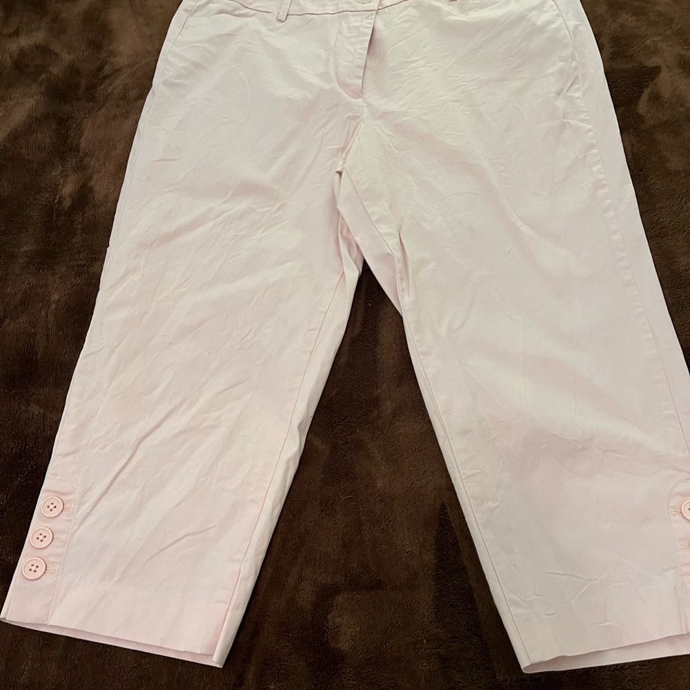 Talbots pale pink Capri Pants